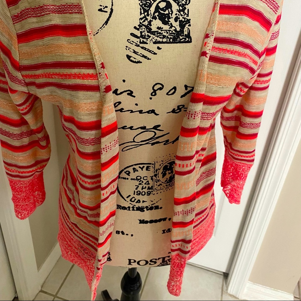 Stylish colorful lightweight cardigan